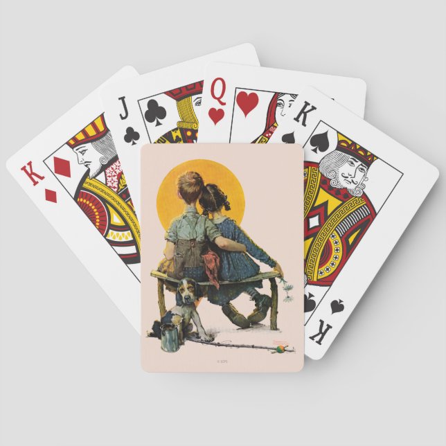 Solnedgång Casinokort (Baksidan)