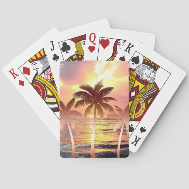 Solnedgång Casinokort (Baksidan)