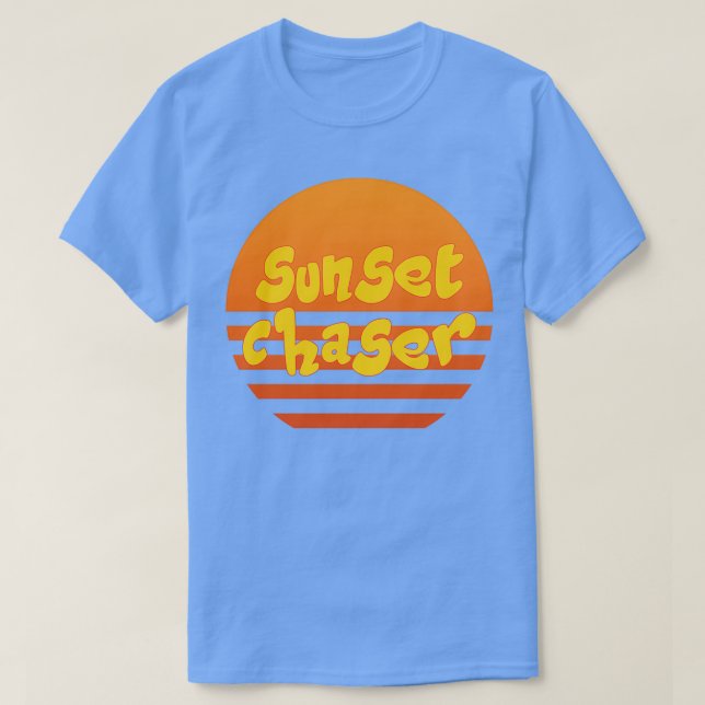 Solnedgång Chaser 1 T Shirt (Design framsida)