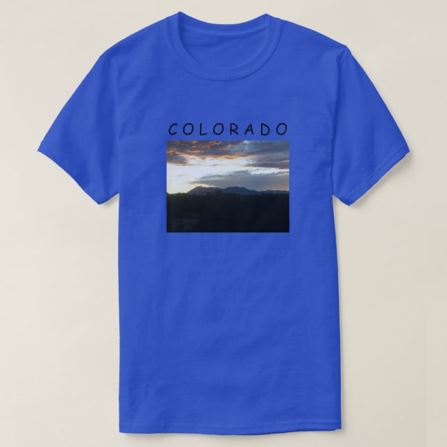 Solnedgång Colorado T-Shirt (Design framsida)