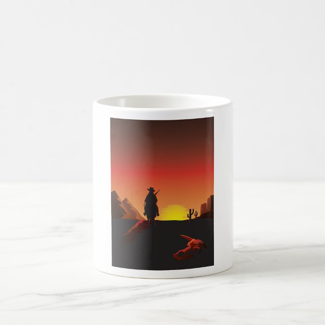 Solnedgång Cowboy Mugg (Skapare uppladdad)