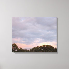 Solnedgång efter stormen canvastryck