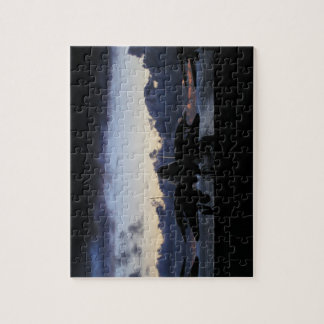 Solnedgång F-14 Pussel