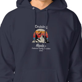 Solnedgång Familj Kryssning Alaska Anpassa T Shirt