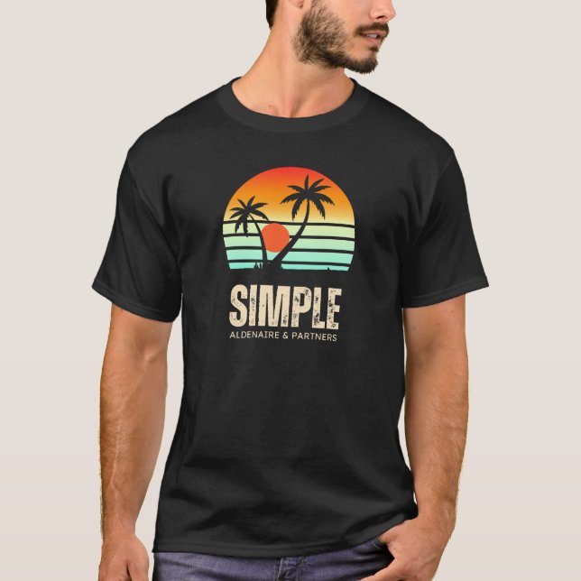 solnedgång färgrik t shirt (Framsida)