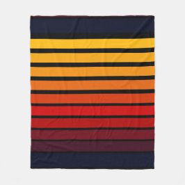 Solnedgång Fleecefilt