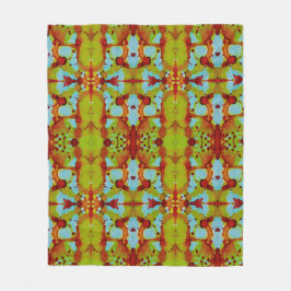 Solnedgång Fleecefilt