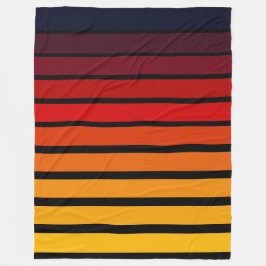 Solnedgång Fleecefilt