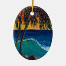 solnedgång för 3 handflatan