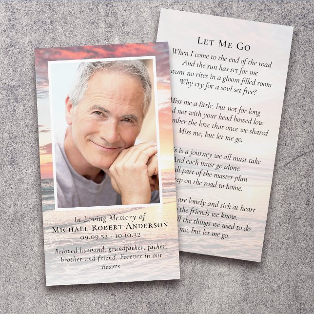 Solnedgång för fotofunktionellt minneskort visitkort (Skapare uppladdad)