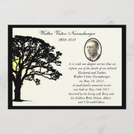 Solnedgång för fotopatbubblor i Träd Meddelande