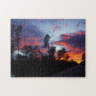 Solnedgång för fotopussel
