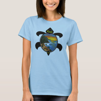 Solnedgång "för Hanakapiai" - Na Tee Shirt