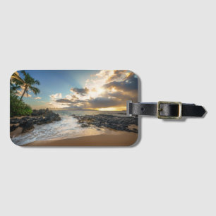 Solnedgång för Makena strandCove Bagagebricka