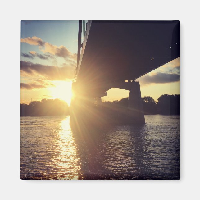 Solnedgång för mississippi magnet (Framsidan)