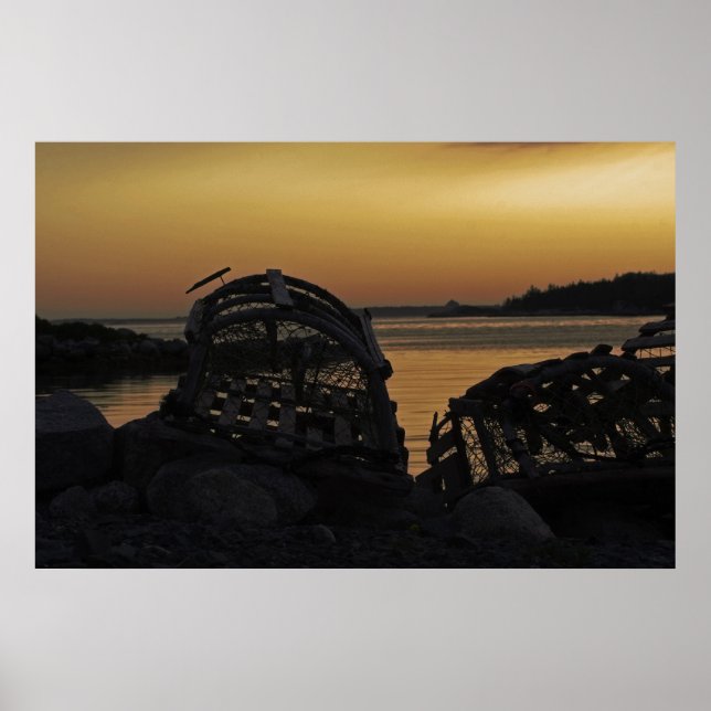 Solnedgång för motsolnedgång poster (Framsidan)
