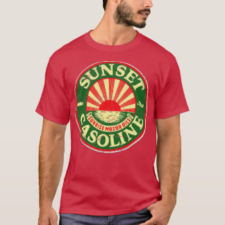 Solnedgång för olja och gas t shirt