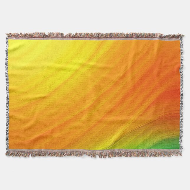 Solnedgång för övertoningsflöde filt (Framsidan)