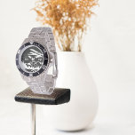 Solnedgång för pilotens livsstil och flygplansberg armbandsur<br><div class="desc">Pilot Life Typography & Airplane Mountains Sunset Watch. Perfekt för flygentusiasten eller piloten! Kontakta mig om du vill ha en annan design innan du beställer. Tack för att du besökte vår butik! Copyrightad av Soar In Stil-design LLC</div>