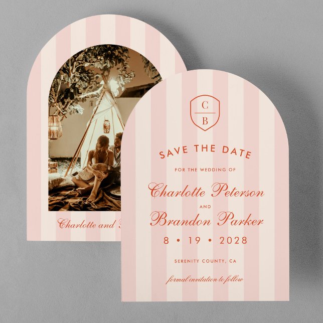 Solnedgång för Spritz Rand-foto Spara datum Inbjudningar (Skapare uppladdad)