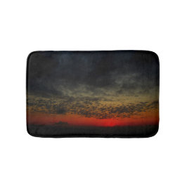 Solnedgång före stormen badrumsmatta