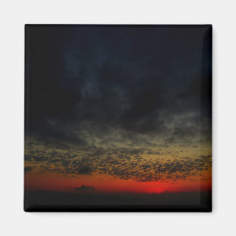 Solnedgång före stormen magnet