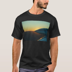 Solnedgång från Cessna 310 Tee