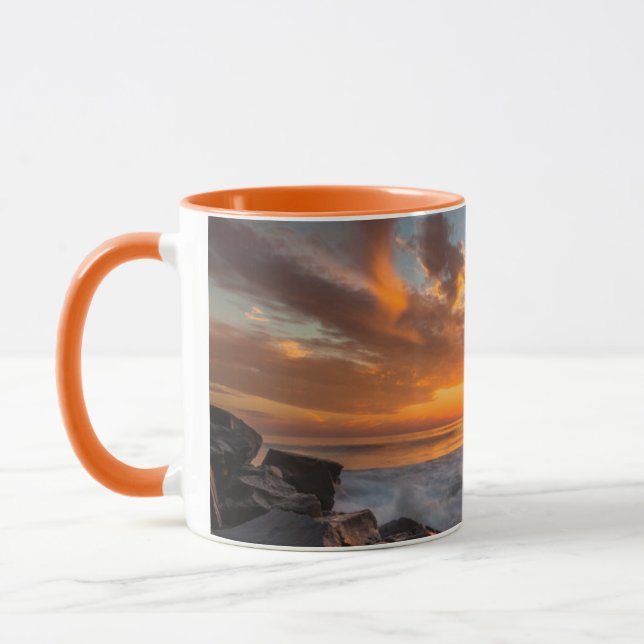 Solnedgång från Tamarach Beach Mugg (Vänster)