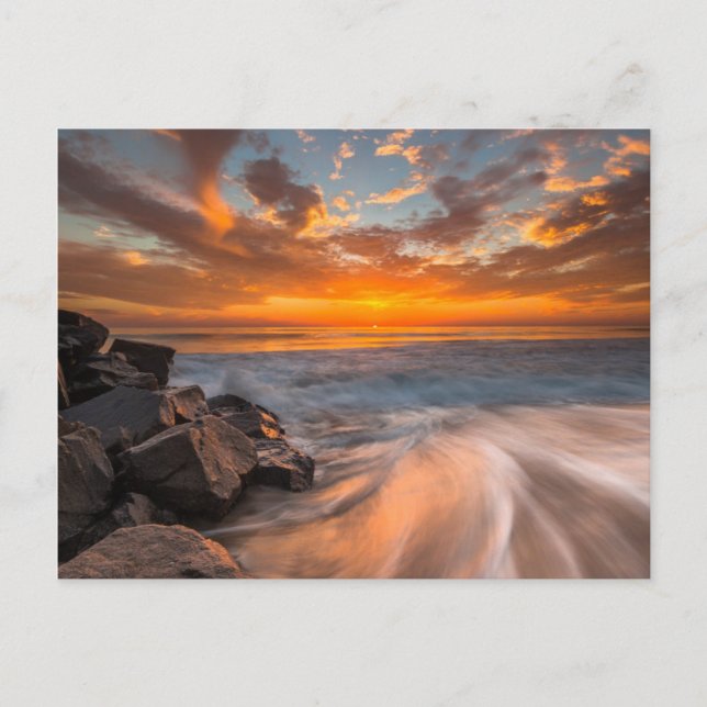 Solnedgång från Tamarach Beach Vykort (Framsida)