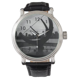 Solnedgång Grayscale Armbandsur