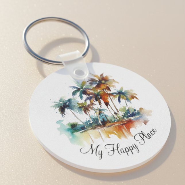 Solnedgång Grove, anpassningsbar Nyckelring (Skapare uppladdad)