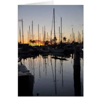 Solnedgång Hälsningskort