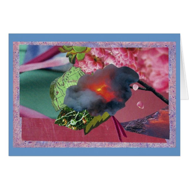 Solnedgång Hälsningskort (Framsidan Horizontal)