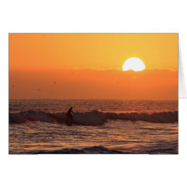 Solnedgång Hälsningskort
