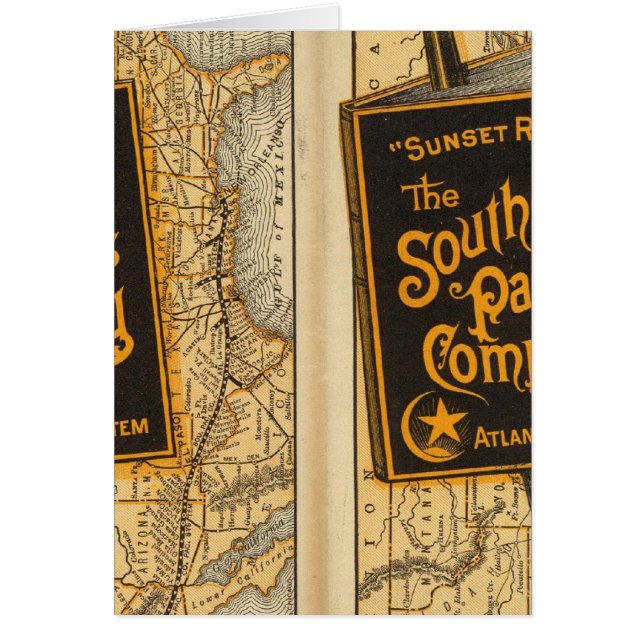 Solnedgång Hälsningskort (Framsidan)