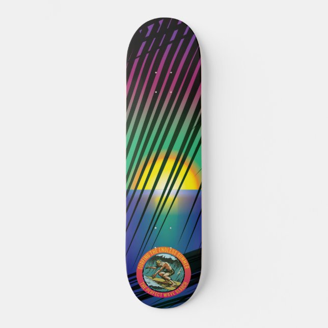 Solnedgång Handflatan Skateboard (Framsida)