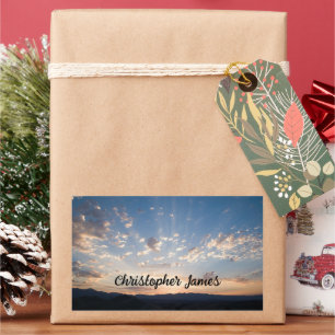 Solnedgång Himmel Personlig Rektangulärt Klistermärke