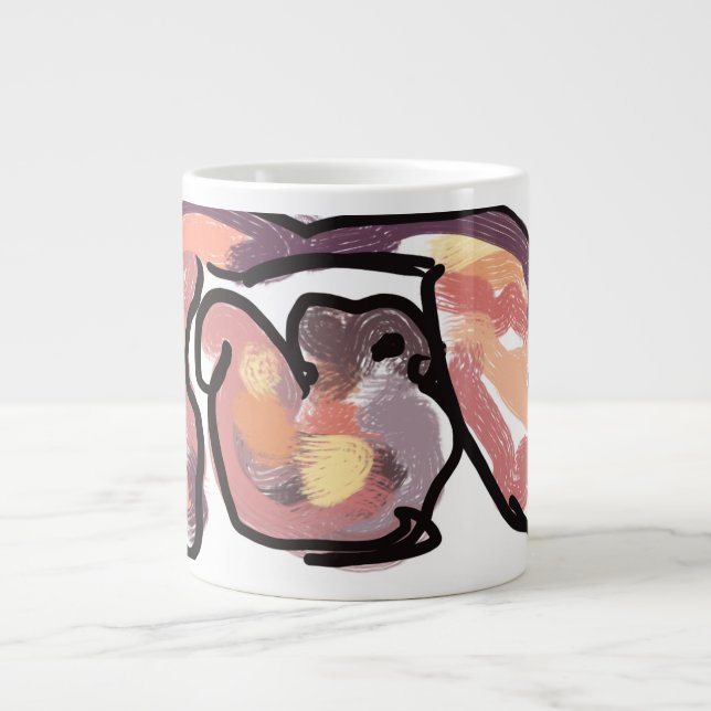 Solnedgång Höstekorre Jumbo Mugg (Framsidan)