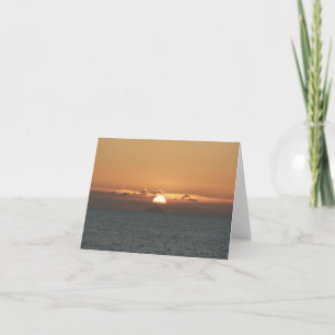 Solnedgång i Antigua I-Sjölandskap Fotografi Kort