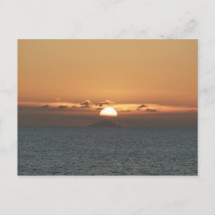 Solnedgång i Antigua I-Sjölandskap Fotografi Vykort