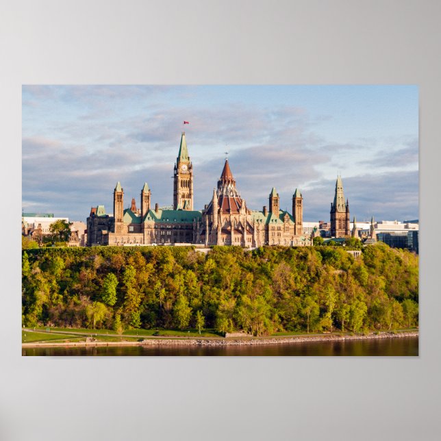 Solnedgång i Backe - Ottawa Poster (Framsidan)