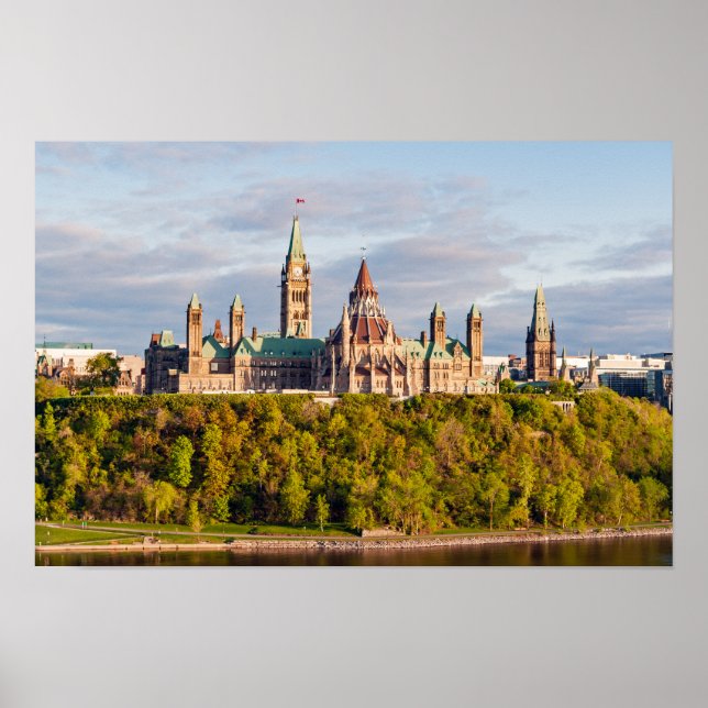 Solnedgång i Backe - Ottawa Poster (Framsidan)