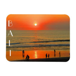 solnedgång i bali magnet