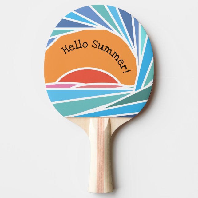 Solnedgång i Barrel Wave Pingisracket (Framsidan)