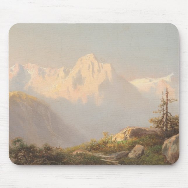 Solnedgång i bergen - Carl Lafite Musmatta (Framsidan)