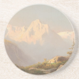 Solnedgång i bergen - Carl Lafite Underlägg