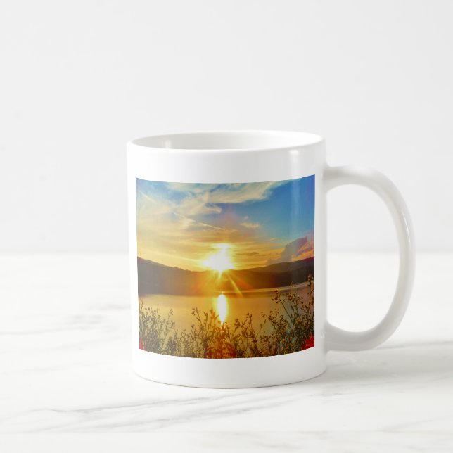 Solnedgång i bergsbeståndet Sjö Kaffemugg (Höger)
