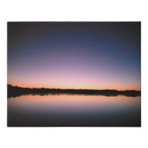 Solnedgång i Boulder Sjö