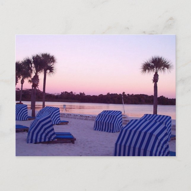 Solnedgång i Cabana Vykort (Framsida)