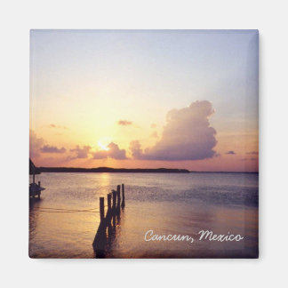 Solnedgång i Cancun Magnet